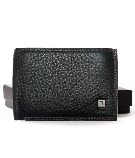 Кошелек BE Мужской кожа BRETTON 168-R24C black Кошелек BE Мужской кожа BRETTON 168-R24C black