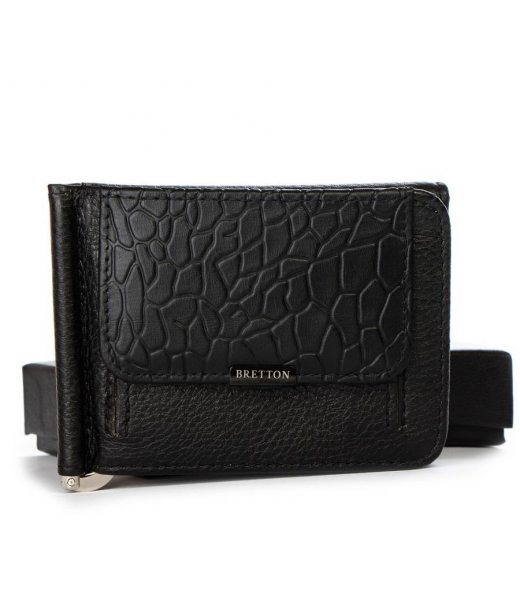 Кошелек BE Мужской кожа BRETTON 168-L27 black