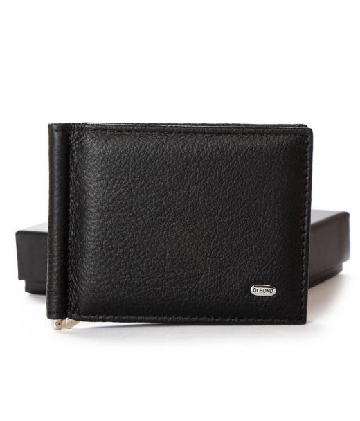 Гаманець Classic шкіра DR. BOND MZS-3 black Гаманець Classic шкіра DR. BOND MZS-3 black