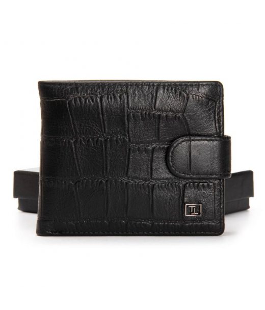 Кошелек BE Мужской кожа BRETTON Y210 black croco