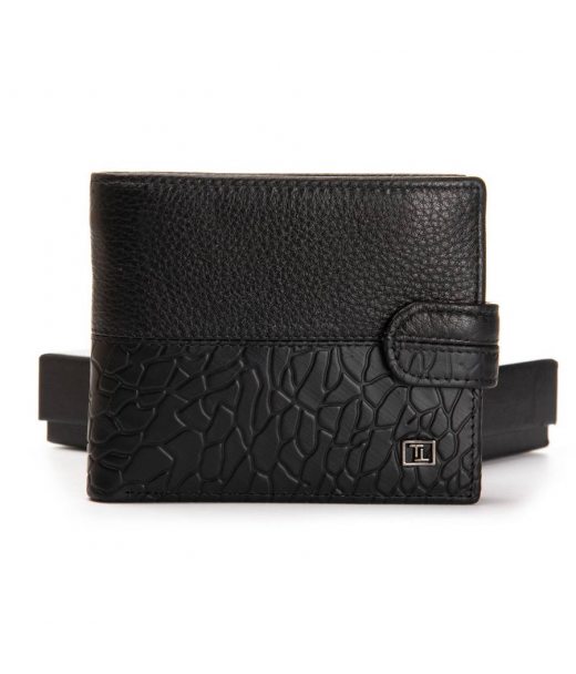 Кошелек BE Мужской кожа BRETTON 308L black mix