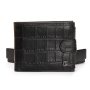 Кошелек BE Мужской кожа BRETTON 208-Y3204 black croco