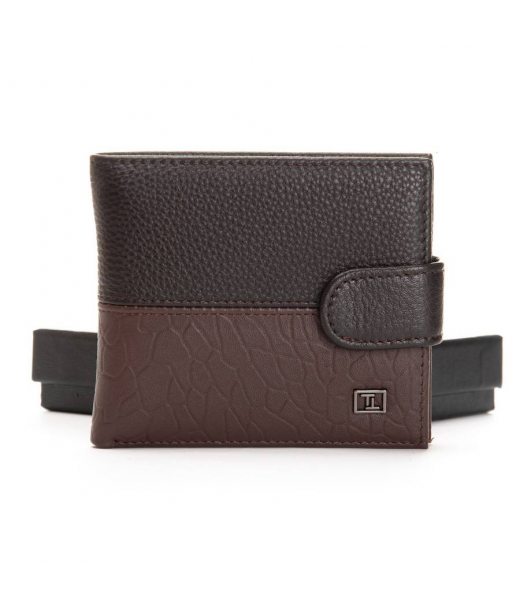 Кошелек BE Мужской кожа BRETTON 208V-L1 brown mix