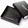 Кошелек BE Мужской кожа BRETTON 208-Y3204 black croco Кошелек BE Мужской кожа BRETTON 208-Y3204 black croco