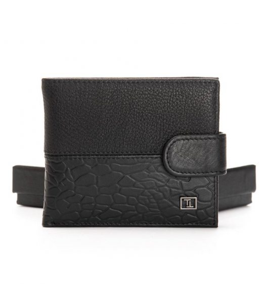 Кошелек BE Мужской кожа BRETTON 208V-L1 black