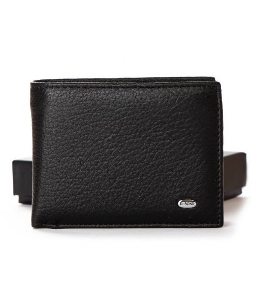 Гаманець Classic шкіра Dr. BOND MSM-1 black Гаманець Classic шкіра Dr. BOND MSM-1 black