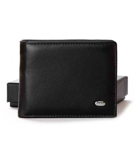 Кошелек Classic Мужской кожа DR. BOND MSM-12 black Кошелек Classic Мужской кожа DR. BOND MSM-12 black