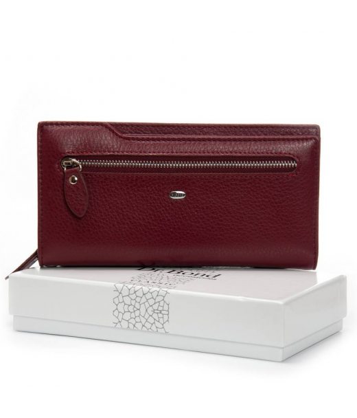 Кошелек Classic Женский кожа DR. BOND WMB-2M wine-red
