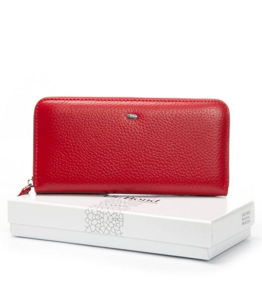 Гаманець Шкіряний Жіночий Classic DR. BOND W201 red