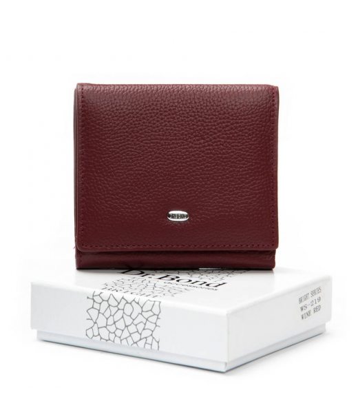 Кошелек Bright Женский кожа DR. BOND WS-219 wine red Кошелек Bright Женский кожа DR. BOND WS-219 wine red