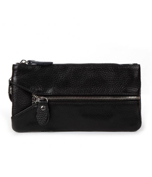 Косметичка кожа 6001-A black Podium Косметичка кожа 6001-A black Podium
