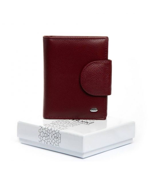 Кошелек Bright Женский кожа DR. BOND WS-36 wine red