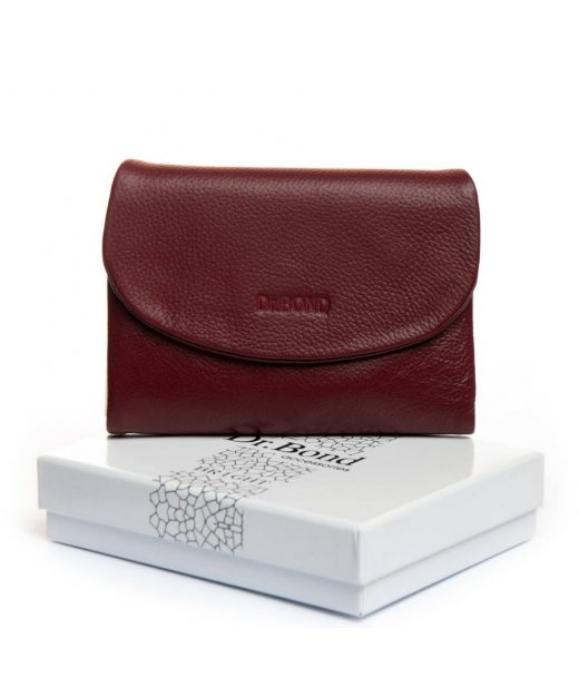 Кошелек Bright Женский кожа DR. BOND WS-239 wine red