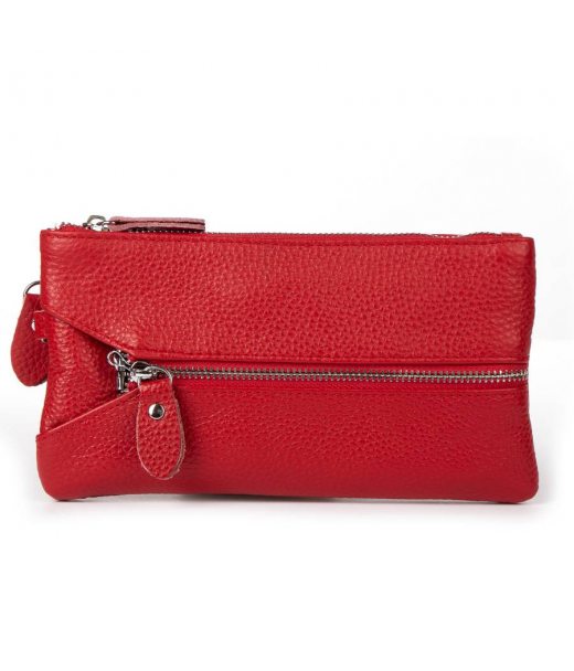 Косметичка кожа 6001-A red Podium Косметичка кожа 6001-A red Podium