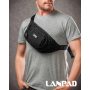 Сумка Мужская На пояс нейлон Lanpad 61056 black Сумка Мужская На пояс нейлон Lanpad 61056 black
