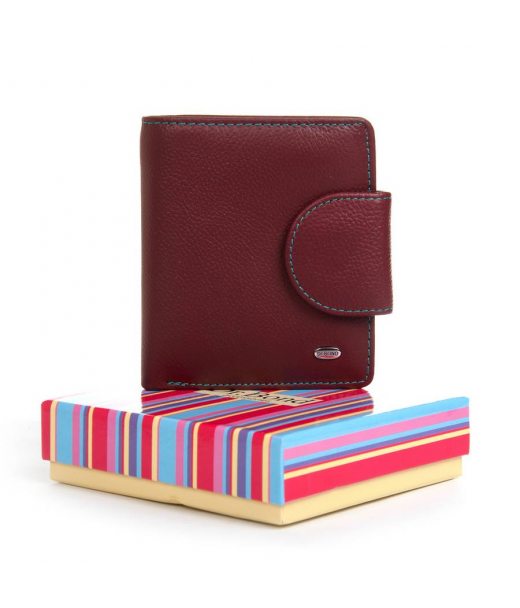Гаманець Шкіряний Жіночий Rainbow DR. BOND WRS-415-1 wine red