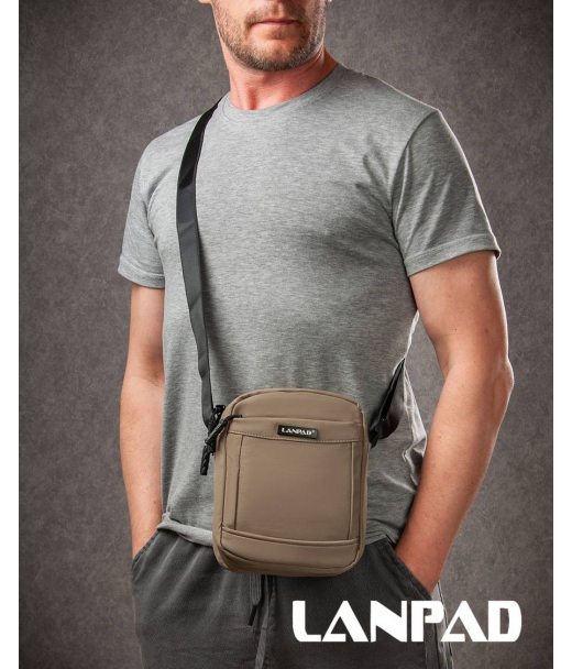Сумка Чоловіча Планшет нейлон Lanpad A45007 khaki мал