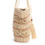 Жіноча плетена сумка PODIUM 9136 beige Жіноча плетена сумка PODIUM 9136 beige