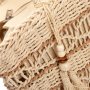 Жіноча плетена сумка PODIUM 9136 beige Жіноча плетена сумка PODIUM 9136 beige