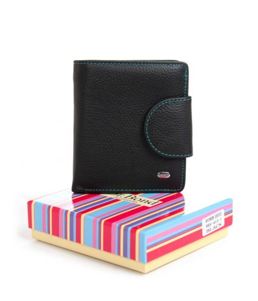 Гаманець Шкіряний Жіночий Rainbow DR. BOND WRS-415-1 black