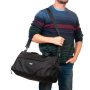 Сумка Чоловіча Дорожня нейлон Lanpad 3058 black Podium дешево.