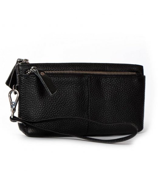 Косметичка кожа A-00276-1 black Podium Косметичка кожа A-00276-1 black Podium