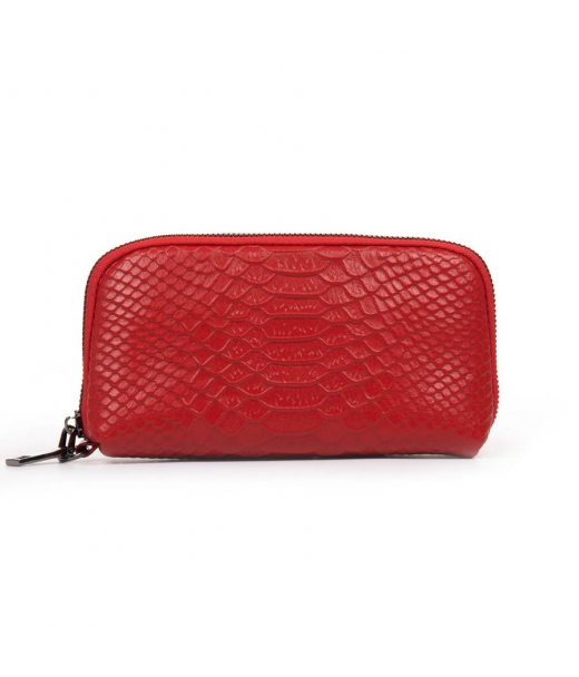 Косметичка кожа 60095-3 red Косметичка кожа 60095-3 red