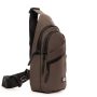 Сумка Мужская На Плечо нейлон Lanpad 83045 brown бол