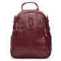 Сумка Женская Рюкзак кожа ALEX RAI 8907-9 wine red