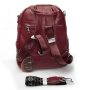 Сумка Женская Рюкзак кожа ALEX RAI 8907-9 wine red Сумка Женская Рюкзак кожа ALEX RAI 8907-9 wine red
