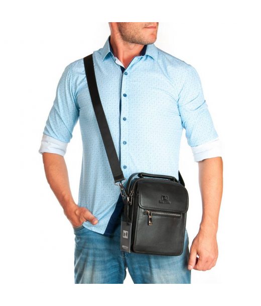 Сумка Мужская Планшет кожа BRETTON 9027-3D black