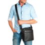 Сумка Шкіряна Чоловіча Планшет BRETTON 445-4 black