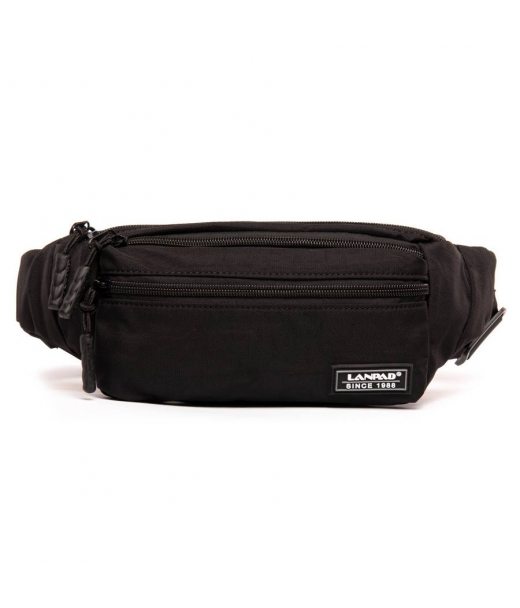Сумка Мужская На пояс нейлон Lanpad 35003 black