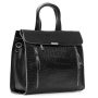 Сумка Шкіряна Жіноча Класична ALEX RAI 5052 black croco