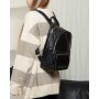 Сумка Женская Рюкзак кожа ALEX RAI 95518-9 black Сумка Женская Рюкзак кожа ALEX RAI 95518-9 black