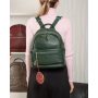 Сумка Женская Рюкзак кожа ALEX RAI 8635-9 green Сумка Женская Рюкзак кожа ALEX RAI 8635-9 green