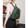 Сумка Женская Рюкзак кожа ALEX RAI 8635-9 green Сумка Женская Рюкзак кожа ALEX RAI 8635-9 green