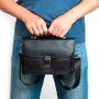 Сумка Мужская Барсетка кожа BRETTON 9377-3 black