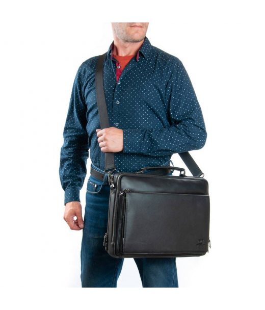 Сумка Чоловіча Портфель шкіра BRETTON 1750-1 black