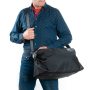 Сумка Мужская Дорожная кожа BRETTON 1601-3F black Сумка Мужская Дорожная кожа BRETTON 1601-3F black