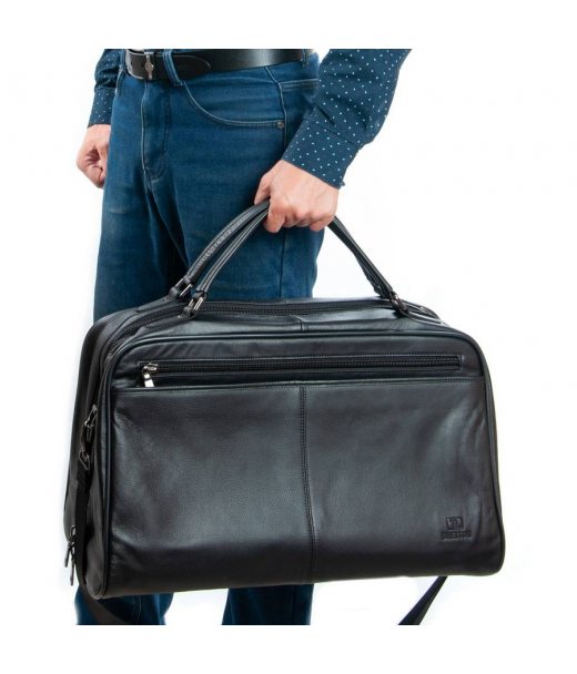 Сумка Чоловіча Дорожня шкіра BRETTON 3485-34 black