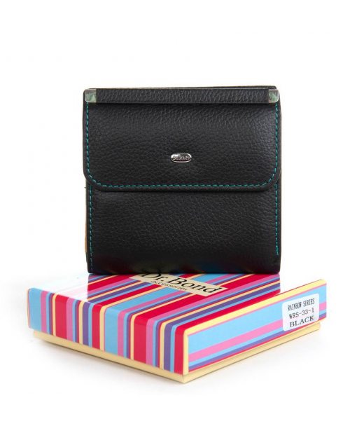 Гаманець Шкіряний Жіночий Rainbow DR. BOND WRS-33-1 black