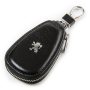 Автоключница кожа F633 Peugeot black Podium