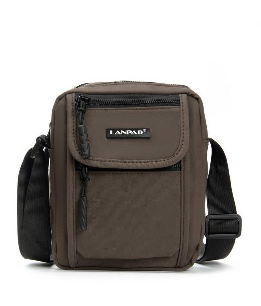 Сумка Чоловіча Планшет нейлон Lanpad 0938 brown мал