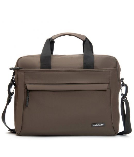 Сумка Чоловіча Для Ноутбука нейлон Lanpad 37017 brown Сумка Чоловіча Для Ноутбука нейлон Lanpad 37017 brown