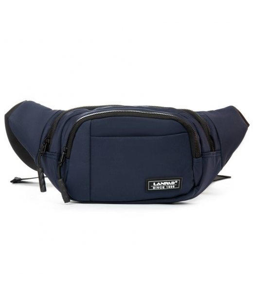 Сумка Чоловіча На пояс нейлон Lanpad 8803 blue Сумка Чоловіча На пояс нейлон Lanpad 8803 blue