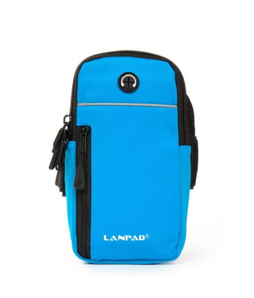 Сумка Чоловіча На руку нейлон Lanpad 36011 sky blue спорт