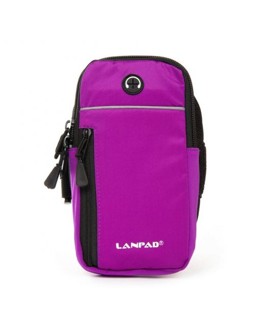 Сумка Чоловіча На руку нейлон Lanpad 36011 purple спорт
