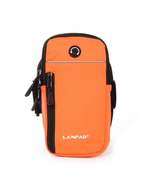 Сумка Чоловіча На руку нейлон Lanpad 36011 orange спорт