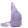 Сумка Жіноча Текстиль поліамід бананка Jielshi 0879 l.purple
